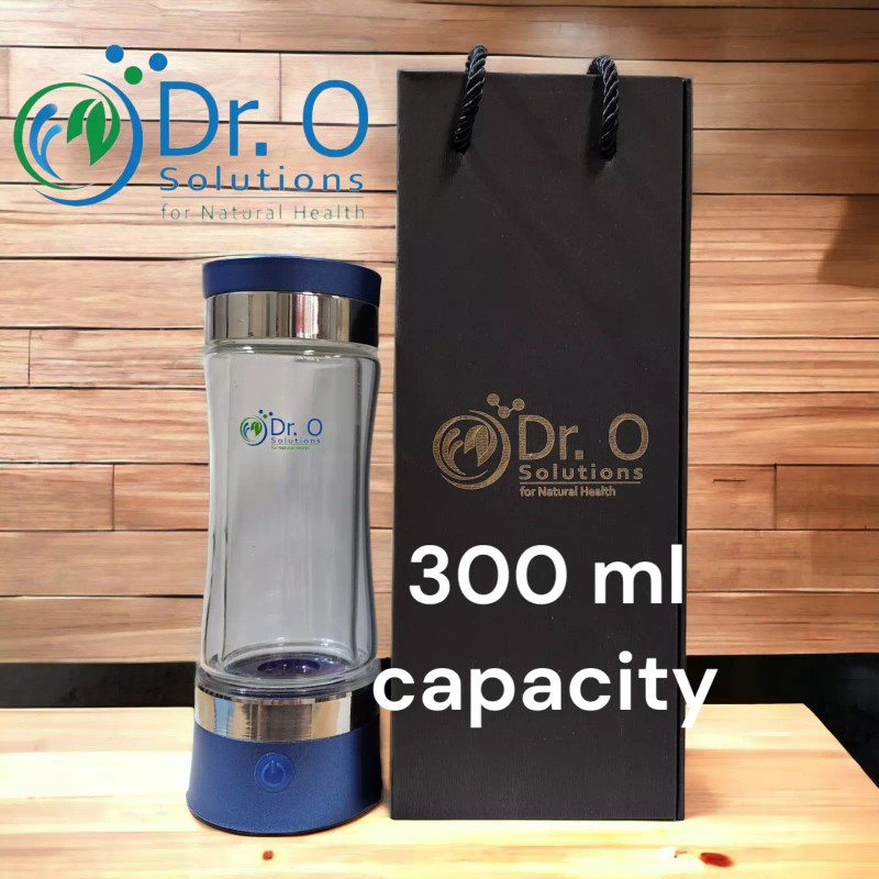 Dr O Solutions Glass Hydrogen Water Bottle Hydrogen Generator Hydrogen