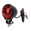 Motorcycle Retro Round LED Taillight Brake Running Light Universal for