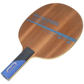Victas 028105 Straight Table Tennis Racket Koji Matsushita Offensive Shakehand Defensive 5-Piece Plywood Model Used by Koji Matsushita Players