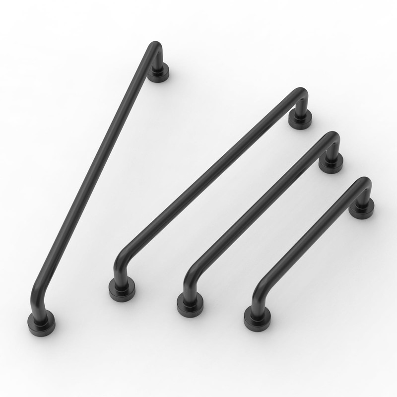 FURNIWARE Pack of 10 Cabinet Handles 160mm(6.3 Inch) Hole Center