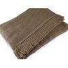 Miyazaki Towel Imabari Shawl 170 No.6 Milk Coffee, 70.9 x