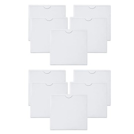 10PCS Car Permit Holder,Windscreen Card Holder Parking Permit Holders, Ticket and Note Holders for Car Windscreen Card Holder Clear Ticket and Note Holders for Car,Van,Caravan Windscreen(105X105mm)