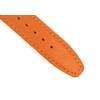 Bandini 20mm Italian Leather Watch Strap Band - Orange with