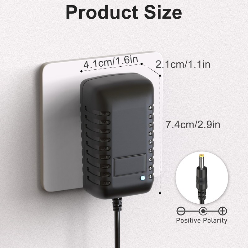 9V 2A DC Power Adapter Compatible with Korg KA-350 KA-350,