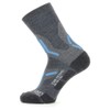 UYN Women's Socks, Mid Grey/Turquoise