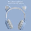 Cat Ear Headphone 3D LED Light Wireless Bluetooth 5.0 Foldable