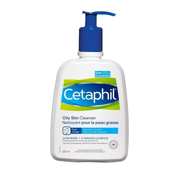 Cetaphil Oily Skin Cleanser, 500 ml