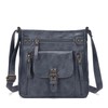 KL928 Women's Shoulder Bag, Large Capacity, One-Shoulder PU Crossbody Bag,