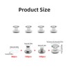 CANGCANG 100 Sets Chicago Book Screws Stainless Steel M5 x