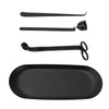 Wick Cutter Black Stainless Steel Candle Accessories With Wick Hook