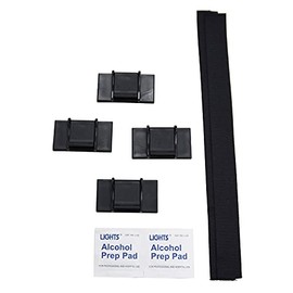 TF Service EP-64VB Earthquake Countermeasure Fall Prevention, Black, For Large Ranges, Pack of 2, 11.8 x 2.5 x 0.7 inches (300 x 64 x 17 mm)