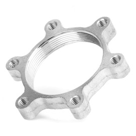 VGEBY 6 Bolt Flange Adapter, 48mm / 44mm Bicycle Freewheel Threaded Hubs Disc Brake Rotor Bike Seat Conversion Adapter(48mm)