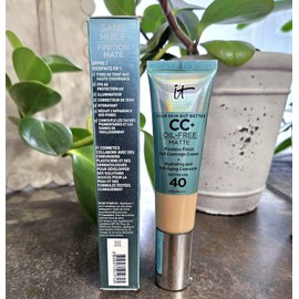 IT Cosmetics LIGHT CC+ Oil Free Matte Full Cover Cream SPF 40 1.08 oz NIB!