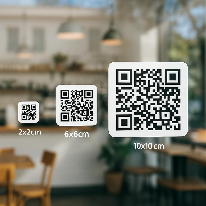 QR Code Sticker/Sticker | Customise and Change Link at Any
