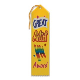 Beistle Great Artist Award Ribbon