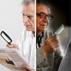 Arsir 3X Folding Magnifying Glass with Light, Retancular Lighted Magnifier