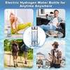 Hydrogen Water Bottle with PEM SPE Technology, Portable Water Purifier