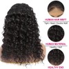 MUXFILLA Wig Human Hair 4x4 HD Lace Front Pre Plucked