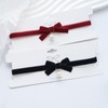 Bow Necklace for Women Red Bow Velvet Choker Necklace Black