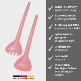 Westmark 2090227P Salad/Serving Cutlery Set 2-Piece Length 26.6 cm Plastic Traditional Pink