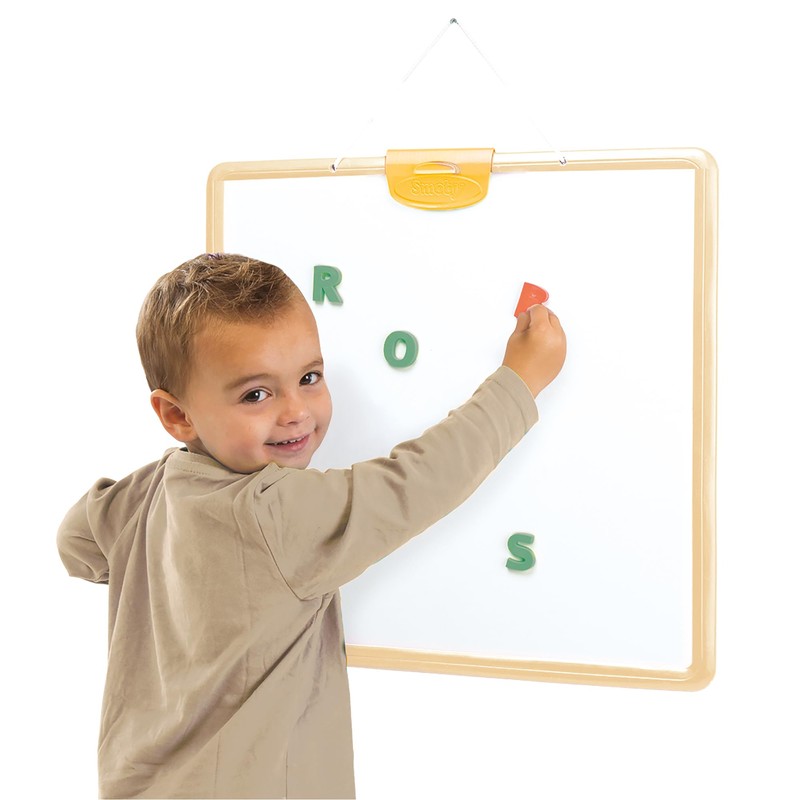 Smoby - 48 Lettere Magnetiche - Rosso e Verde -