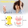 2P Popping Out it Eyes Squishy Squeeze Toy,Funny Doggy Cat