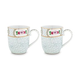 Pip Studio Set of 2 Small Cups Blushing Birds | White - 145 ml