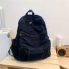 GAMLFL Canvas Backpack for Women Retro Aesthetic Rucksack Basic Backpack