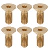 50Pcs Flat Hex Socket Screw M3 Pure Copper Countersunk Head