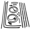 NEWZQ Set of 17 Door Tailgate Weatherstripping Seal Kit Replacement