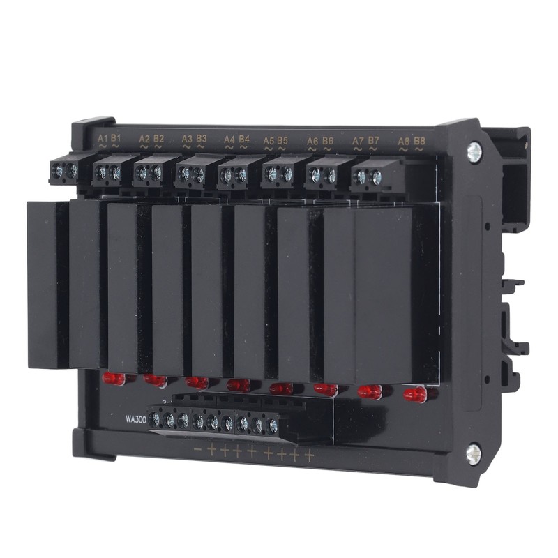 Solid State Relay Module DIN Rail Installation 8 Channel Solid