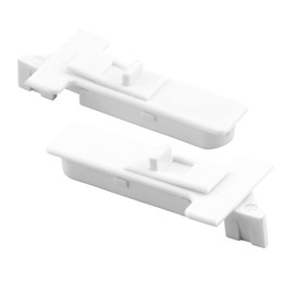 Prime-Line F 2933 Window Tilt Latch, Injected Molded Plastic, Fits Silverline Windows, White Color, Left and Right Hand Latches, Fasteners Not Required (1 Pair)