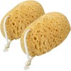 Esponjas de Baño Exfoliantes MALUGOGO de Celda Hexagonal 2 Piezas