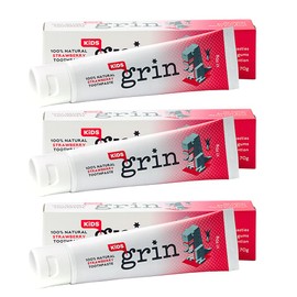 Grin Natural Strawberry Kid's Toothpaste 70 g, Strawberry