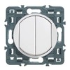 Legrand Celiane LEG99721 Double On-Off/Two-Way Switch 10 A for Self-Assembly