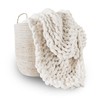 Adyrescia Chunky Knit Blanket Throw | 100% Hand Knit with