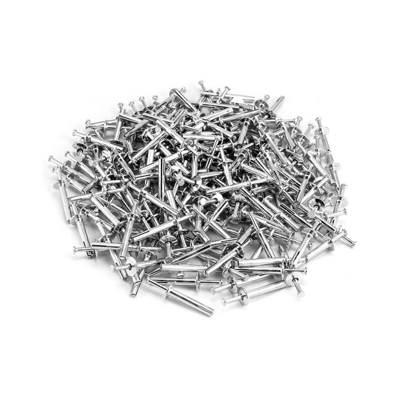 QWORK Hammer Drive Nails in Anchor, 1/4" x 1-1/2", (200