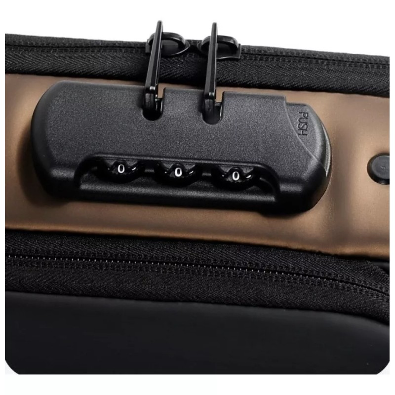 yuqing.fc Pechera Mochila Cruzada Para Hombre Lujo Antirrobo Carga Usb