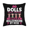 Doll Collector Collecting Enthusiast Doll Restoration Love Throw Pillow