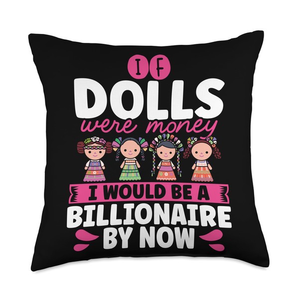 Doll Collector Collecting Enthusiast Doll Restoration Love Throw Pillow