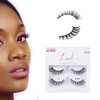 KISS Lash Couture Faux Mink False Eyelashes Double Pack, Knot-Free