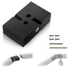 Gyykzz 1 Pack Black Vertical Pivot Connector for Stainless Steel