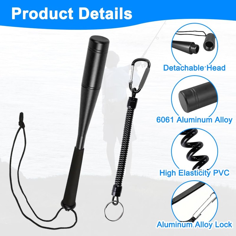 Abiemuce Fish number, aluminium fish killer, fish killer including hand