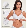 Lemorosy Minmizer Bra Without Underwire Front Closure Large Breasts Strong