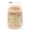 Kutsuwa MU001 1-Tier Lunch Box, Sealed 4-Point Closure, 16.9 fl