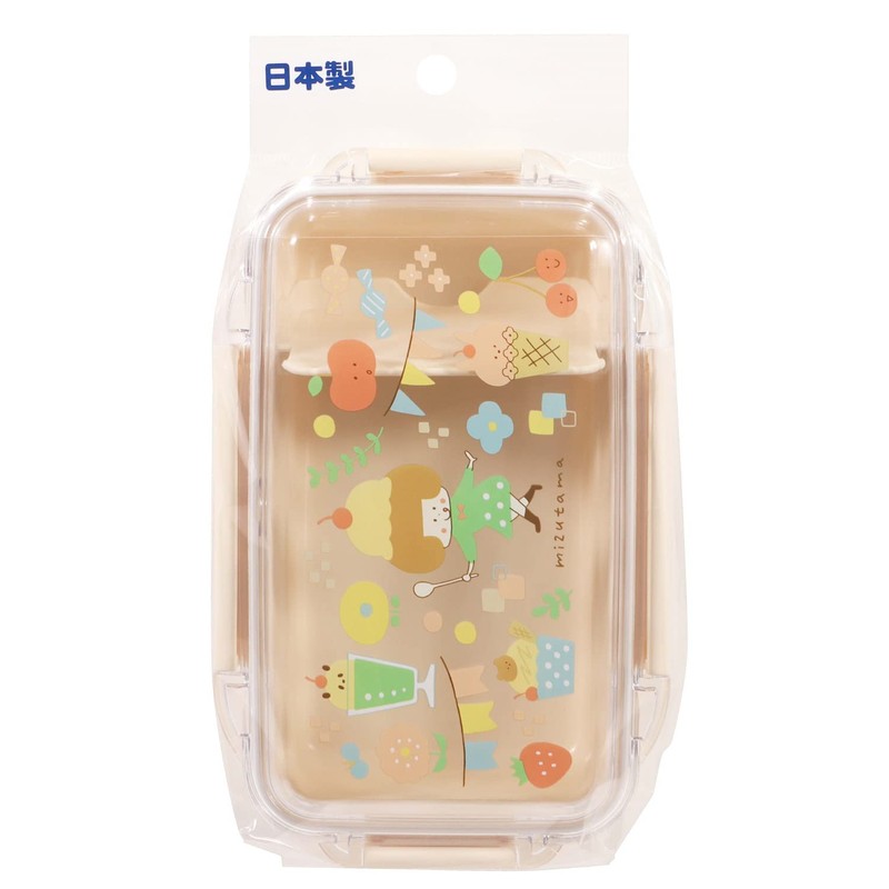 Kutsuwa MU001 1-Tier Lunch Box, Sealed 4-Point Closure, 16.9 fl