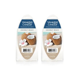 Yankee Candle Lot of 2 Fragranced Wax Melts - Coconut Beach