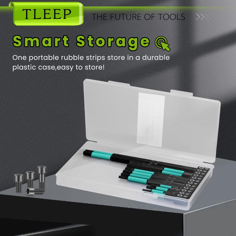 TLEEP Impact Drill Allen Key Set 50mm+90mm+150mm Long, Allen Wrench