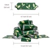 LeZakaa 12PCS Christmas Pull Bows with Ribbon - Green and
