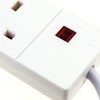 kenable 4 Gang Way UK 13A Trailing Socket Mains Power